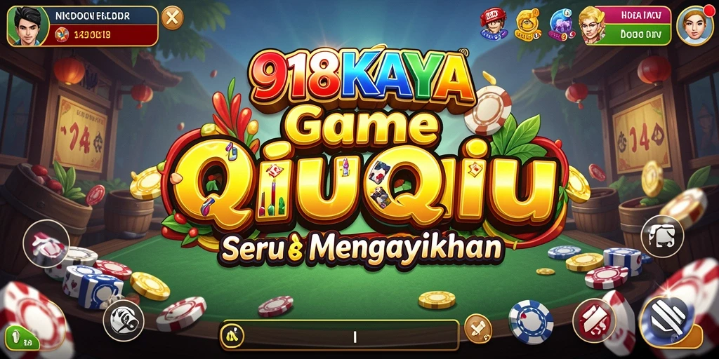 Tampilan gameplay QiuQiu yang seru dan interaktif di 918KAYA.