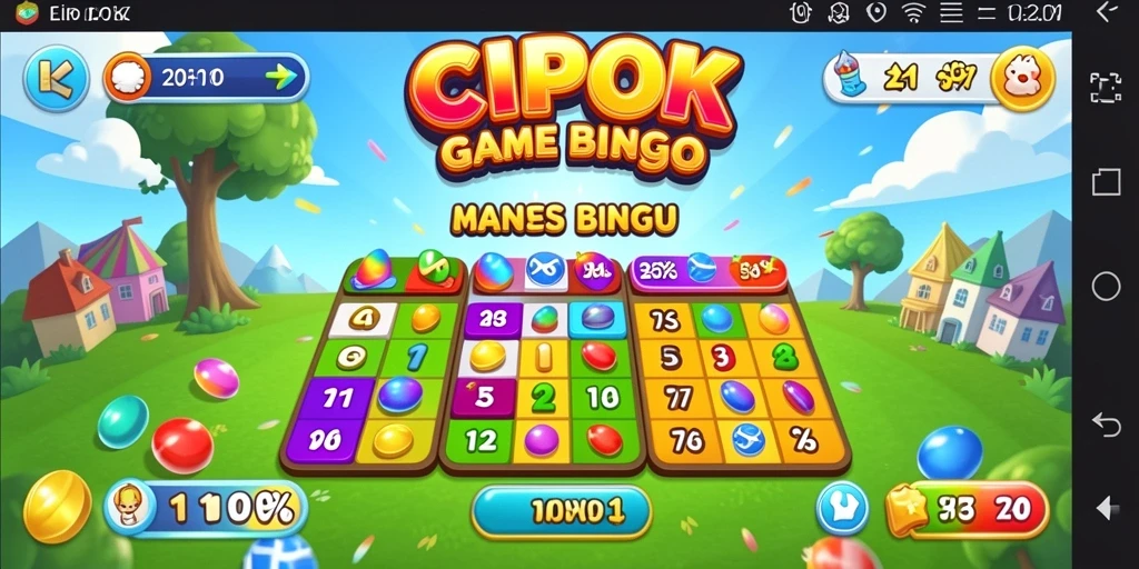 Tangkapan layar gameplay CIPOK yang menampilkan keseruan Bingo.