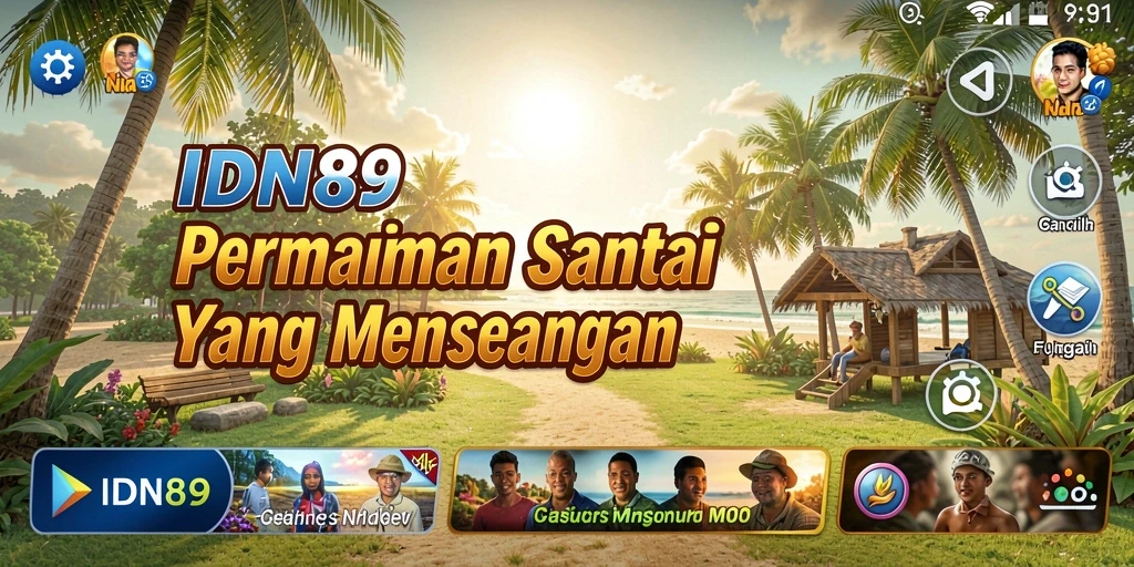Tampilan gameplay IDN89 yang menawan dan interaktif.