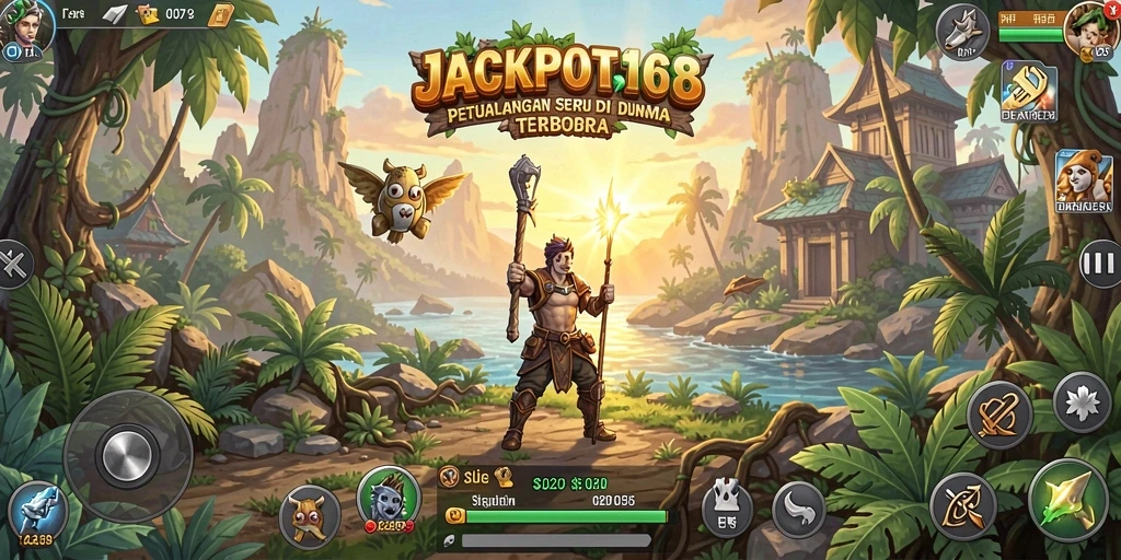 Tampilan gameplay yang menarik di dunia terbuka JACKPOT168.