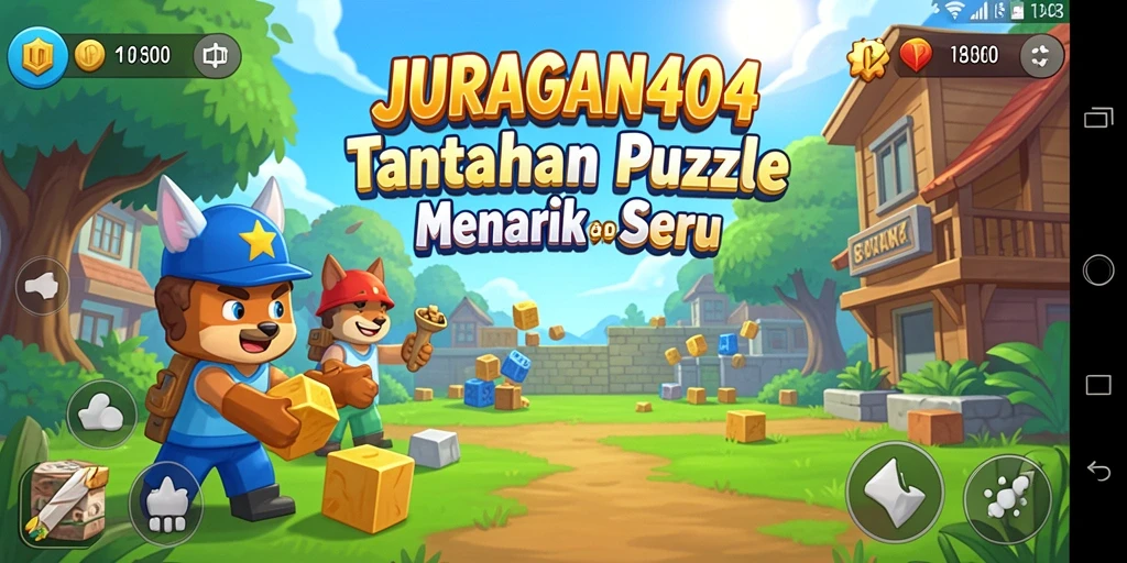 Tampilan gameplay JURAGAN404 yang menantang dan mengasyikkan.