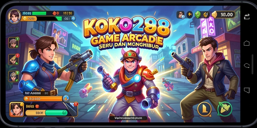 Screenshot gameplay KOKO288 menampilkan aksesi seru dan karakter menarik.