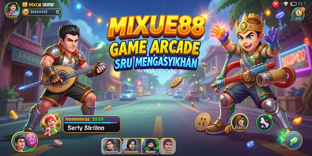 Tangkapan layar permainan MIXUE88 dengan aksi penuh warna dan tantangan menarik.