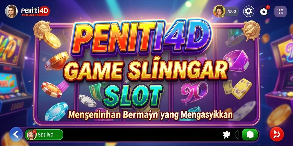 Screenshot gameplay PENITI4D menampilkan antarmuka slot yang menarik.