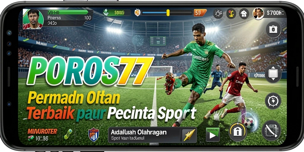 Tampilan gameplay seru dari POROS77 dalam berbagai olahraga.