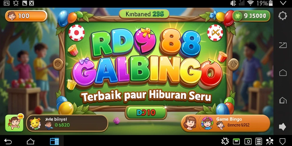 Screenshot gameplay RDI88 yang menampilkan keseruan permainan Bingo.