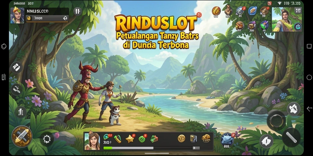 Gameplay RINDUSLOT yang memukau dalam dunia terbuka.