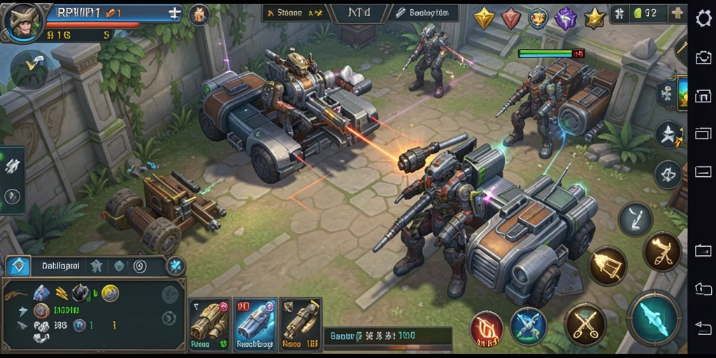 Tampilan gameplay strategis yang menarik dari RPVIP1.
