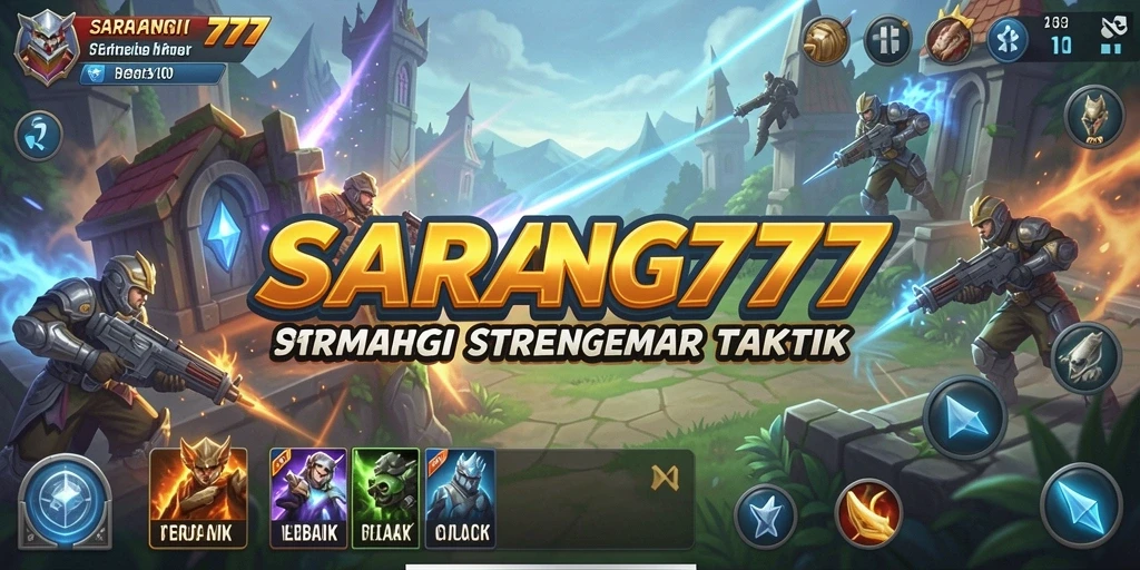 Tangkapan layar SARANG777 menampilkan aksi strategi yang mendebarkan.