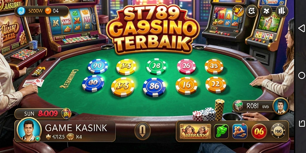 Screenshot gameplay ST789 menampilkan suasana Kasino yang mendebarkan.