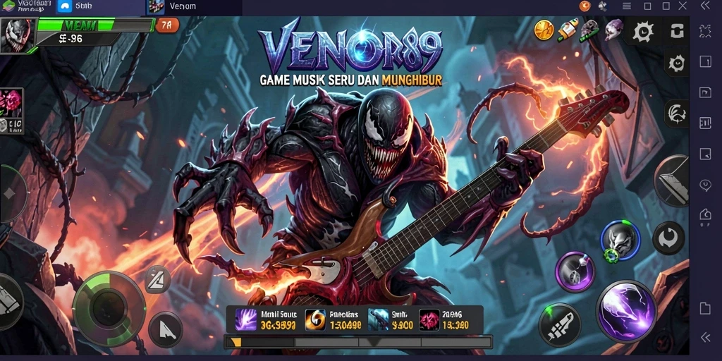 Screenshot VENOM889 menampilkan gameplay seru dengan tampilan menarik.